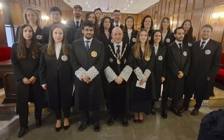 imagen de los integrantes de la promoción 72 con destino en órganos judiciales de la comunidad